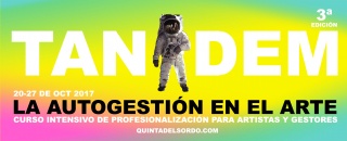 TANDEM 3 curso intensivo de profesionalizacíon para artistas y gestores culturales